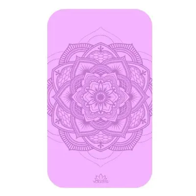 YOGGYS NON-SLIP YOGA MAT SMALL MANDALA Kisméretű jógamatrac, lila, méret