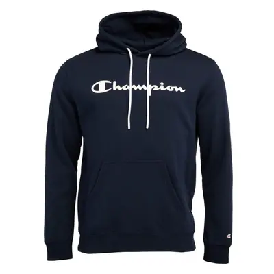 Champion AMERICAN CLASSICS HOODED SWEATSHIRT Férfi pulóver, sötétkék, méret