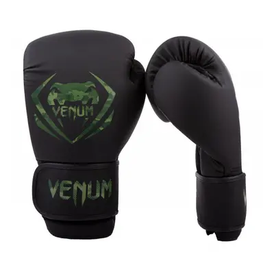 Venum CONTENDER BOXING GLOVES Bokszkesztyű, fekete, méret