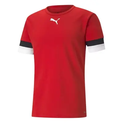 Puma TEAMRISE Fiú futballmez, piros, méret