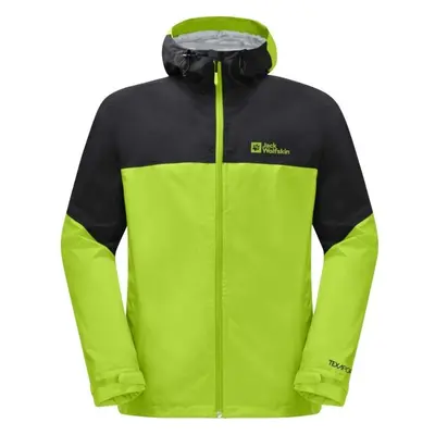 Jack Wolfskin WEILTAL 2L JKT Férfi outdoor kabát, fényvisszaverő neon, méret