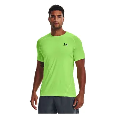 Under Armour HG ARMOUR FITTED SS Férfi rövid ujjú póló, világoszöld, méret