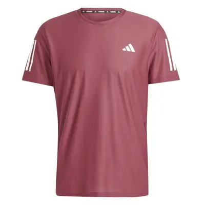 adidas OWN THE RUN TEE Férfi futópóló, bordó, méret