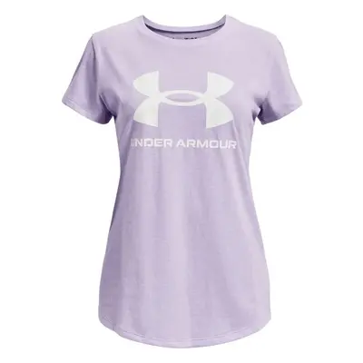 Under Armour LIVE SPORTSTYLE GRAPHIC SS Lány póló, lila, méret