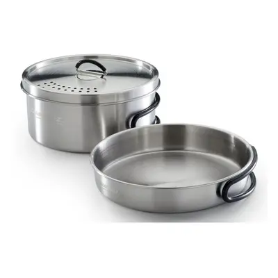 Campingaz STAINLESS STEEL TREKKING KIT Kemping készlet, ezüst, méret