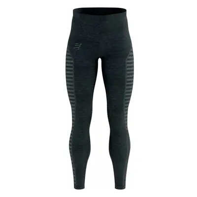 Compressport WINTER RUN LEGGING Férfi meleg legging futáshoz, fekete, méret