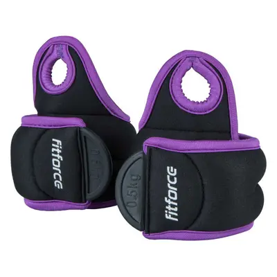 Fitforce WRIST_W0,5 Csuklósúly, fekete, méret