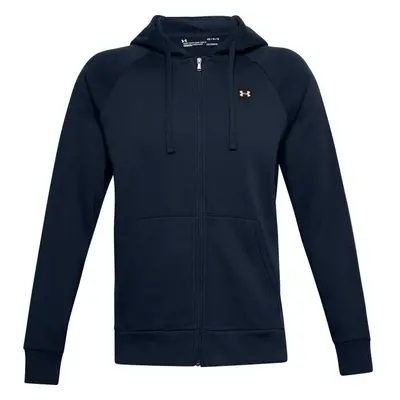 Under Armour RIVAL FLEECE FZ HOODIE Férfi pulóver, sötétkék, méret