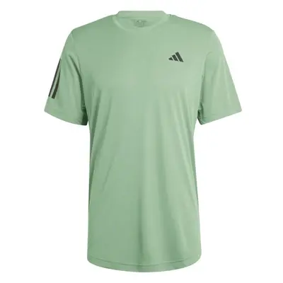 adidas CLUB 3-STRIPES TENNIS TEE Férfi póló sportoláshoz, zöld, méret