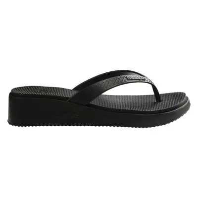 HAVAIANAS HIGH PLATFORM Női strandpapucs, fekete, méret