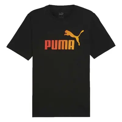 Puma ESSENTIALS + SUMMER SPORTS TEE Férfi póló, fekete, méret