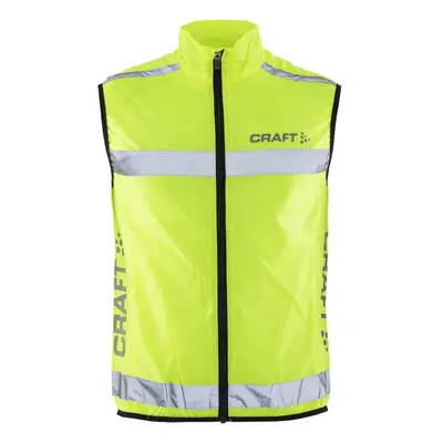 Craft SAFETY VEST Funkcionális biztonsági mellény, fényvisszaverő neon, méret