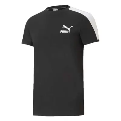 Puma ICONIC T7 TEE Férfi póló, fekete, méret