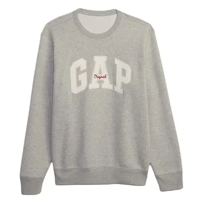 GAP CREWNECK LOGO Férfi pulóver, szürke, méret