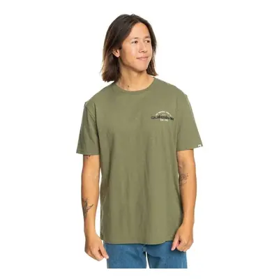 Quiksilver ARCHED TYPE Férfi póló, khaki, méret