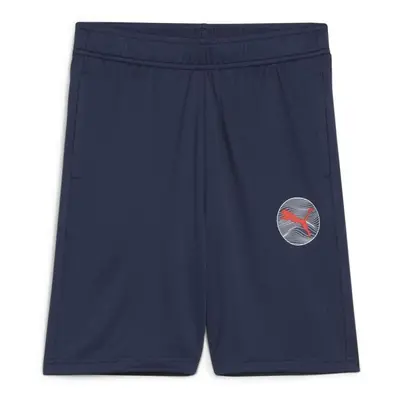 Puma ACTIVE SPORTS POLY SHORTS B Gyerek rövidnadrág sportoláshoz, sötétkék, méret