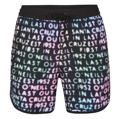 O'Neill SCALLOP NEON 16'' SWIM SHORTS Férfi fürdőnadrág, fekete, méret