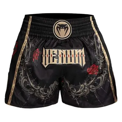 Venum SANTA MUERTE 5.0 MUAY THAI Thai boksz rövidnadrág, fekete, méret