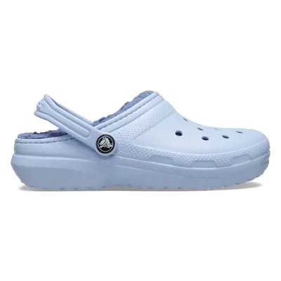 Crocs CLASSIC LINED CLOG T Lány belebújós cipő, világoskék, méret 25/26