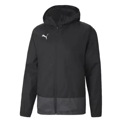 Puma TEAM GOAL TRAINING RAIN JACKET Férfi kabát, fekete, méret