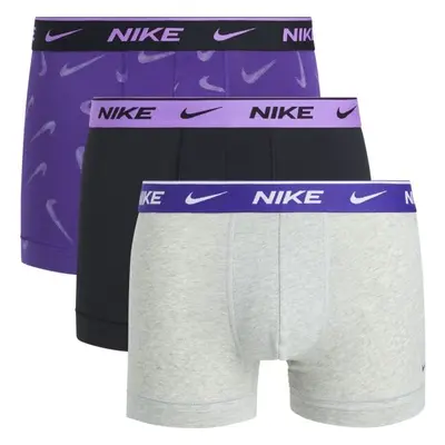 Nike EDAY COTTON STRETCH Férfi boxeralsó, lila, méret