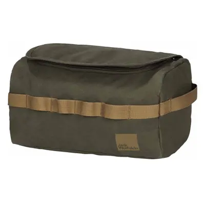 Jack Wolfskin KONYA WASHBAG Felakasztható kozmetikai táska, sötétzöld, méret