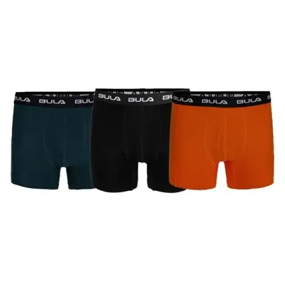 Bula BOXERS 3ks Férfi pamut boxeralsó, fekete, méret