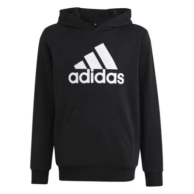 adidas BIG LOGO ESSENTIALS COTTON Gyerek pulóver, fekete, méret