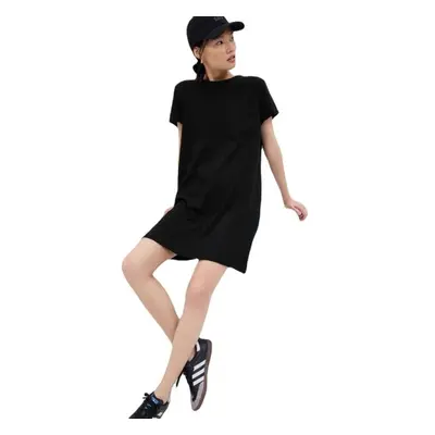 GAP V-SS SOLID RLXD PKT TEE DRESS Női ruha, fekete, méret