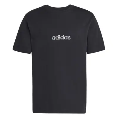 adidas CAMO LINEAR GRAPHIC TEE Férfi póló, fekete, méret