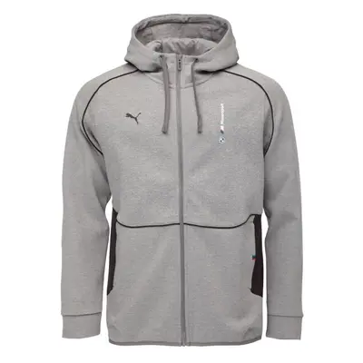 Puma BMW MOTORSPORT HOODED SWEAT Férfi pulóver, szürke, méret