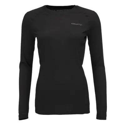 Craft CORE WARM BASELAYER LS Női funkcionális póló, fekete, méret