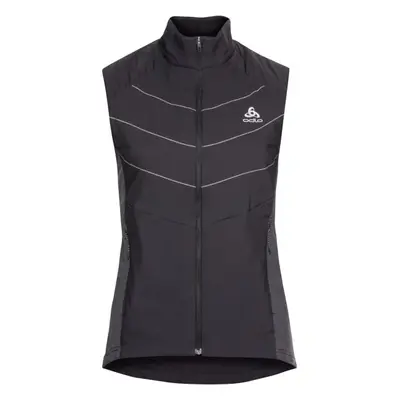 Odlo W RUN EASY S-THERMIC VEST Női mellény futáshoz, fekete, méret