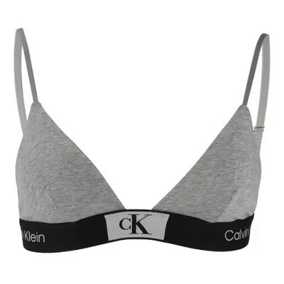 Calvin Klein ´96 COTTON-UNLINED TRIANGLE Női melltartó, szürke, méret