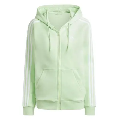 adidas ESSENTIALS 3-STRIPES HOODIE Női pulóver, világoszöld, méret