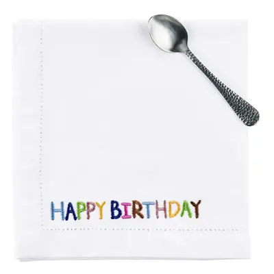 HAPPY BIRTHDAY textil szalvéta 45x45 cm