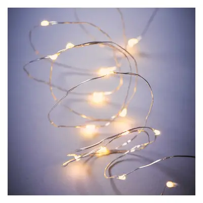 TWINE LIGHTS LED égősor USB csatlakozóval, átlátszó 100 égő