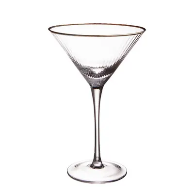 GOLDEN TWENTIES Martini pohár arany szegéllyel 300ml