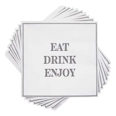 APRÈS papírszalvéta, "Eat, Drink, Enjoy" 33 x 33 cm