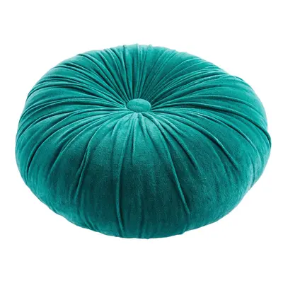 COTTON VELVET párna, türkizkék Ø40cm