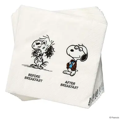 PEANUTS papírszalvéta Előtte/utána