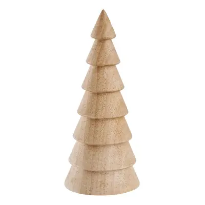 WHITE OAK tölgyfából készült dekoráció, fenyőfa 17cm