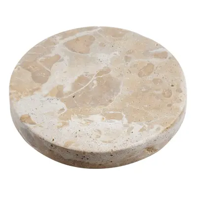 MARBLE márvány poháralátét, bézs Ø10 cm