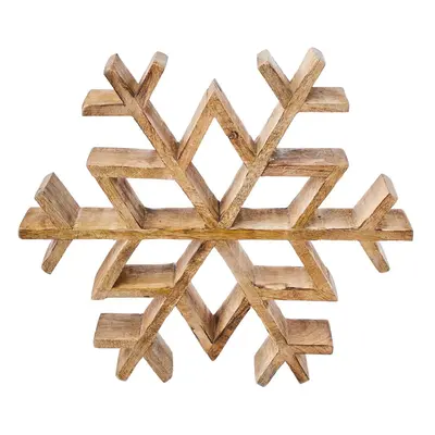 SNOWFLAKE mangófa dekoráció, 25 cm