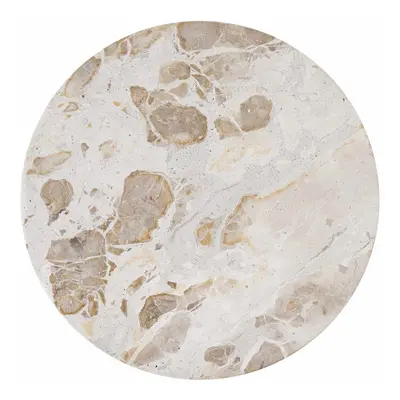 MARBLE márvány tál, bézs Ø30cm