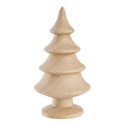 WHITE OAK tölgyfából készült dekoráció, fenyőfa 17,5cm