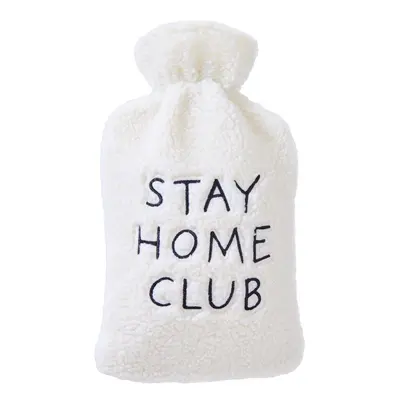 STAY HOME CLUB plüss meleg vizes melegítő, fehér 1,7l