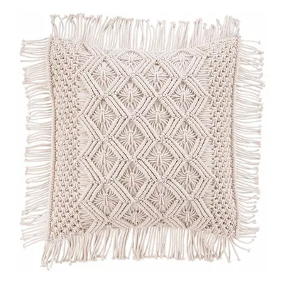 MACRAMÉ párna, cikk-cakk 45 x 45 cm