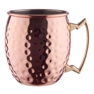 MOSCOW MULE koktél-bögre kalapált rozéarany, 470ml