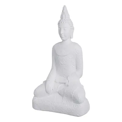 BUDDHA szobor, fehér 58 cm